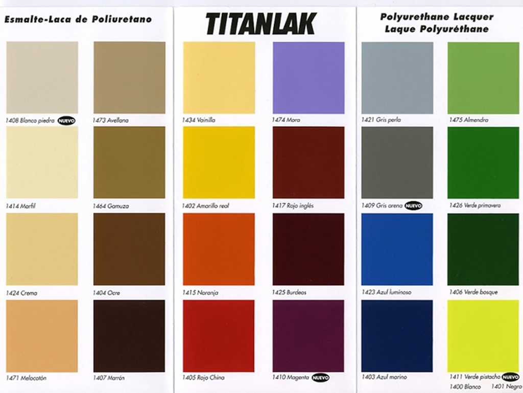 Titanlak Blanco y Colores